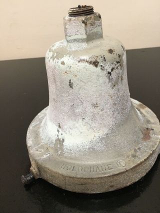 Old Cast Iron Holophane Light Fixture