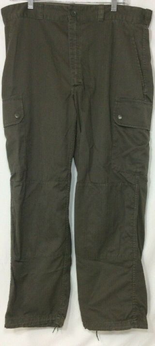 Vintage French Military Olive Green Socovet Trousers 1981