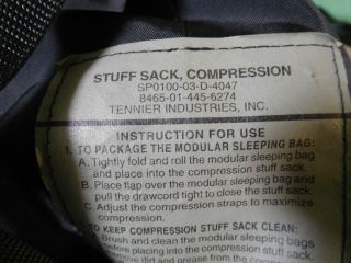 9 Strap Black Stuff Sack (compression) 2