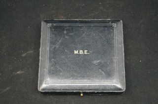 Ww2 Era British Mbe Member Of The British Empire Medal Case Empty