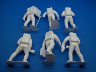 Marx (APOLLO MOON LANDING WHITE FIGURE SET) Space NASA Armstrong Alien 4