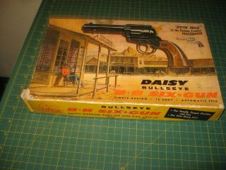 Vintage Bb Gun Daisy Empty Display Box Six Shooter Toy Peacemaker Model No.  179