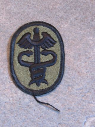 Us Army Medical Command Medcom Patch Od Green Ft Sam Houston Walter Reed Medic