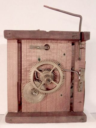 Antique Wood Plate Cuckoo Clock Movement