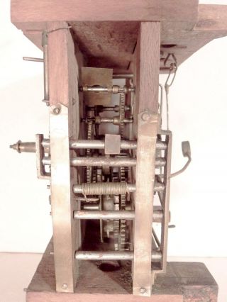 Antique Wood Plate Cuckoo Clock Movement 5