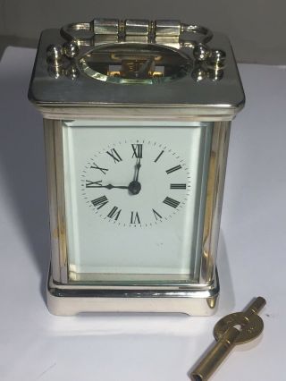 Vintage Early 1930’s French Mech Move Carriage Clock In Good Order