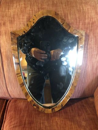 Antique Shell Framed Wall/dressing Table Mirror