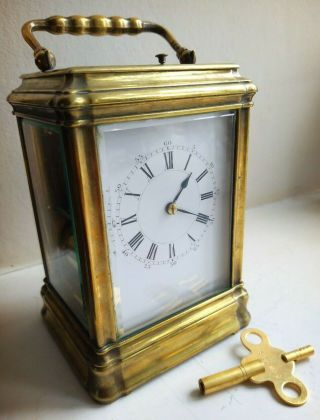Stunning Henri Jacot Striking Repeating Carriage Clock.  Rare
