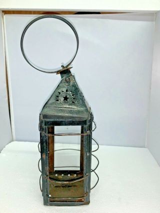 19th C Tin Lantern Aafa Decorative Arts Americana Lighting