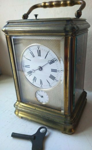 Extremely Rare Francois Arsene Margaine Grand Sonnerie Gorge Clock