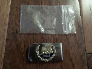 U.  S Military Navy Seabees With Wreath Metal Money Clip U.  S.  A Made In Bags