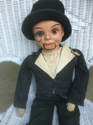 Antique Charlie Mccarthie Ventriloquist Puppet.  One Of The Very Early Ones.