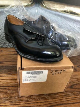Nos 1989 Military Issued Men’s Dress Oxford Deck Shoes,  9w