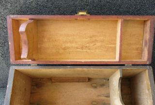 WILLCOX & GIBBS WOOD CARRYING CASE (only) for CHAIN STITCH MACHINE HEAD 1of 3 8