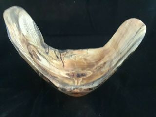 Live Edge,  Hand - Turned Wooden Bowl Spalted Maple,  Highly Collected Tung Oil Fini