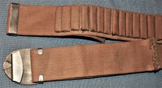 Mills Pistol Belt (tan) w/ Coast Guard Academy Buckle c - 1900 2