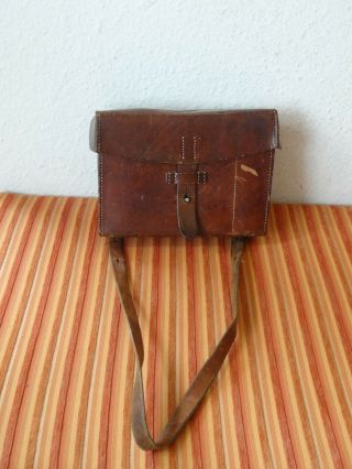 Filled Swiss Army Military Paramedic Bag Medic First - Aid 1939 Leather