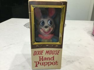 Rare Dixie Mouse Knickerbocker Puppet Hanna Barbera