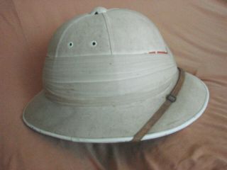 Vintage Pith Helmet Hat Hawkes Piccadilly Cork Patent Antique 7 1/8 London