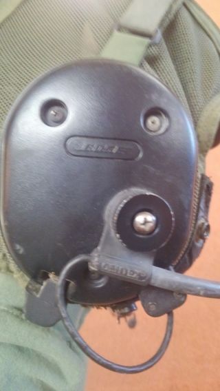 US Army Tankers Padded Helmet Insert With Bose Headphones Medium 3