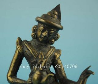 china antique old handmade copper Buddha and teapot statue Buddha d02 2