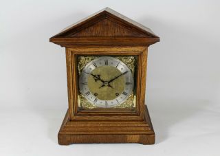 W&h Oak Cased Bracket Clock (fully Serviced)