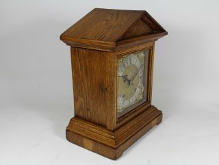W&H Oak cased Bracket Clock (Fully serviced) 4