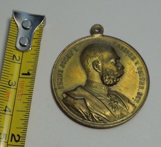 Rare 1900 Franz Josef I (Joseph),  Austrian - Hungarian Imperial Medal 4