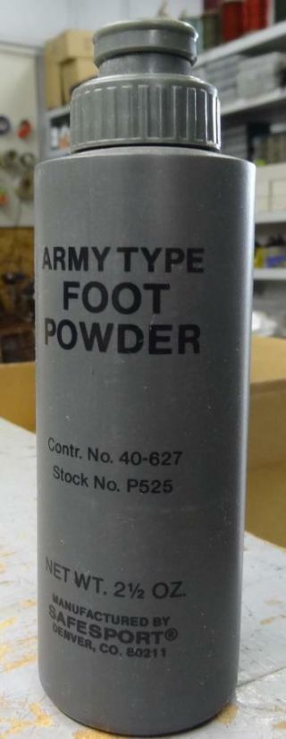Army Type Foot Powder - 2 1/2 Oz Misc997