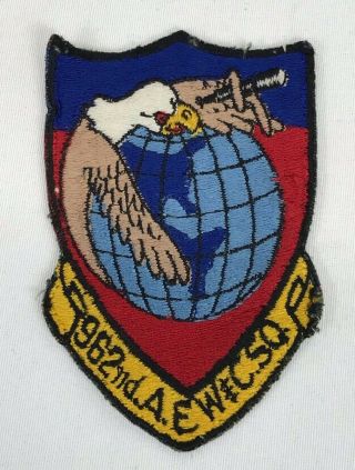 Vintage Us Air Force 962nd Airborne Early Warning & Control Squadron Patch