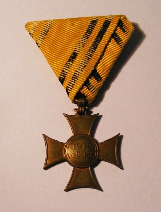 Austrian Hungary Imperial Military Medal,  Order,  Cross.  1912 - 1913.