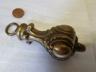 Toilet Cistern Pull Light C1920 Vintage Old Antique French 125x55mm Bell Cord