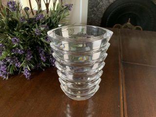 Stunning Vintage Baccarat Art Glass Crystal Vase - French Art Deco Modernist