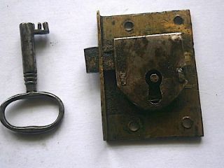 Longcase Grandfather Clock Lock And Key C1730