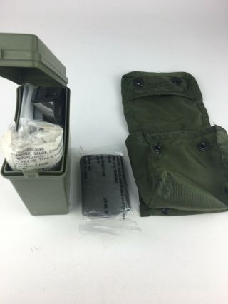 VTG US ARMY IFAK MILITARY FIRST AID KIT INDIVIDUAL ALICE PACK MEDICAL PENGUIN 4