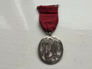 Old Early Military Masonic Or Other Silver Medal Numbered 57 Dcgr Poss.