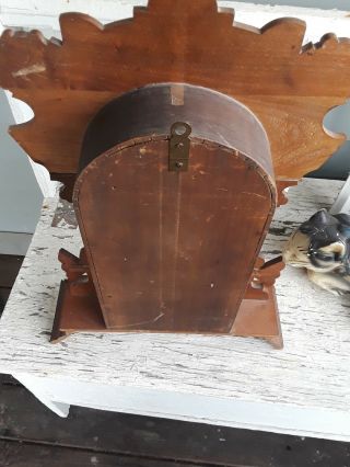 Antique Waterbury Co.  Mantle Parlor Clock Runs 6