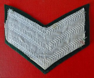 RHODESIA ARMY SERGEANT TARTAN GREEN AFRICA RHODESIAN RANK CHEVRON BADGE 2