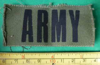 Rhodesia Army Chest Title Patch For Camo Combat Uniform Rhodesian Africa Big 2