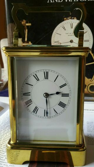 Antique French Carriage Clock With Strike