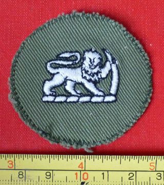 Rhodesian Army Platoon Warrant Officer Wo Rhodesia Africa Lion Combat Rank Badge