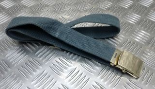 British Raf No2 Trousers Belt 1¼ " Roll Buckle Raf Blue/grey - Grade 2