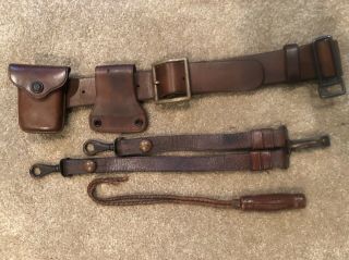 Rock Island Arsenal Ria Model 1904 Belt With Sword Hanger And Accesories