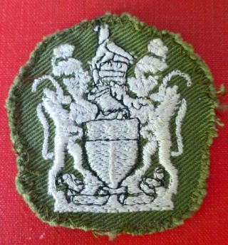 Rhodesia Army Sergeant Major Warrant Officer 1 Od Combat Africa Wo1 Rank Badge
