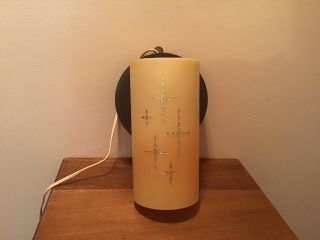 Vintage Mid Century Modern 8” Single Bulb Cylinder Sconce Wall Light