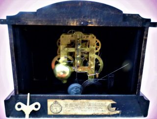 Antique Seth Thomas Adamantine Mantel Clock– Runs – 8 Day - Time Strike c.  1900 8