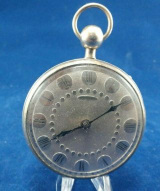 Vintage " Fake Breguet " Repeater Pocket Watch In A Silver Case