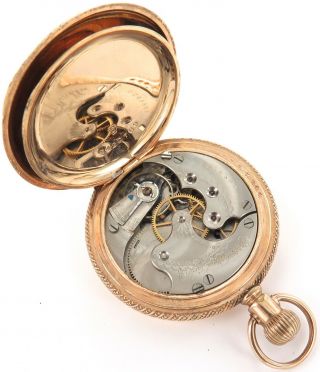 Scarce Only 45,  000 Made / 1895 Elgin 6s 11j Pocket Watch.