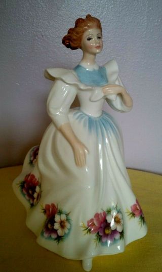 1987 Royal Doulton Bone China " October " Figurine Of The Month 8 "