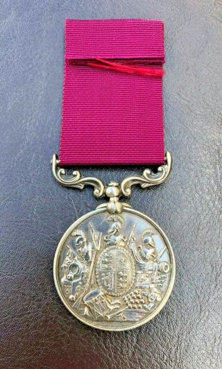 Army Long Service & Good Conduct Medal - R.  A.  - Joined Aged 12 - Served 40 Years